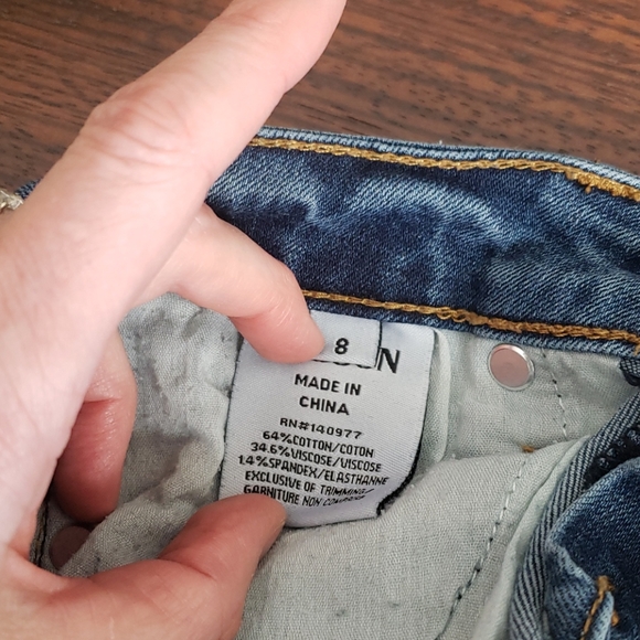 Hudson girls skinny jeans - Picture 3 of 4